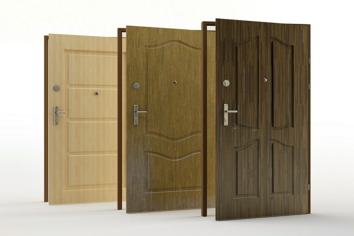 kolekcja drewnianych drzwi zewnętrznych